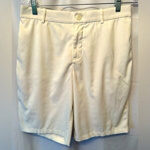 Nike Golf Shorts Men’s Size 30 White Chino Shorts Dri Fit Lightweight 10” Inseam